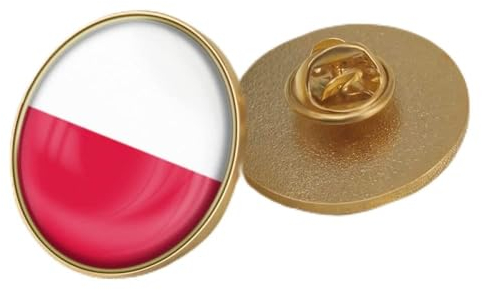 Modische Broschen Mit Polnischer Flagge Und Kristall Emaille, Klassisch, Patriotisch, Anstecknadeln, Trendige Kleidung, Taschenzubehör, Charm, Hip Hop, Vintage, Ethnischer Schmuck, Kreatives
