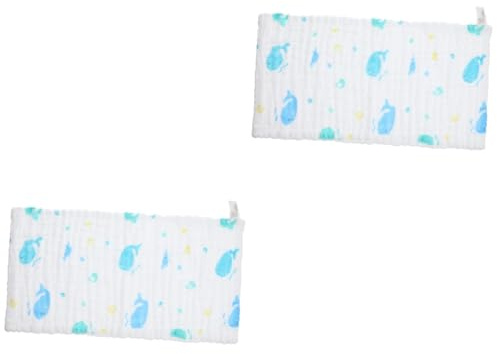 Toyvian 2stücke Absorbierende Baumwoll-spucktücher Mit Cartoon-motiven Für Junge Mädchen Weiche Und Saugfähige Babyhandtücher Für Jungen Und Mädchen Maschinenwaschbar Und Langlebig