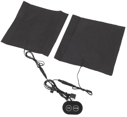 USB Heizung Pad, 3 Gänge Einstellbare Temperatur USB Heizkissen Warme Paste Pads Wasserdicht Sicher Elektrischer Wärmer Heizkissen Heizelement für Weste Jacke Rollstuhl Warmer
