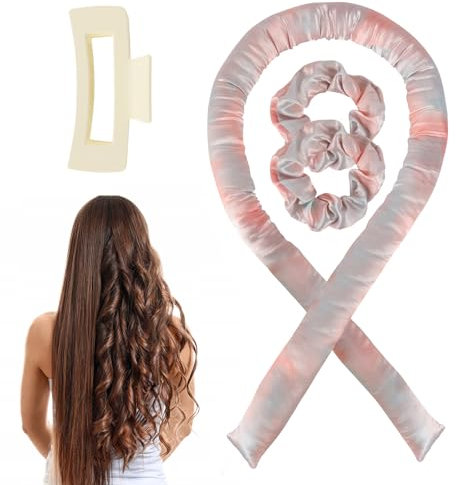 TAIHOBO Bigodino Lungo per Boccoli, Heatless Hair Curler per Capelli Lunghi e Medi Lunghi, Bigodini Morbidi per Dormire, DIY Bigodini per Boccoli in Raso, Boccoli Capelli senza Calore