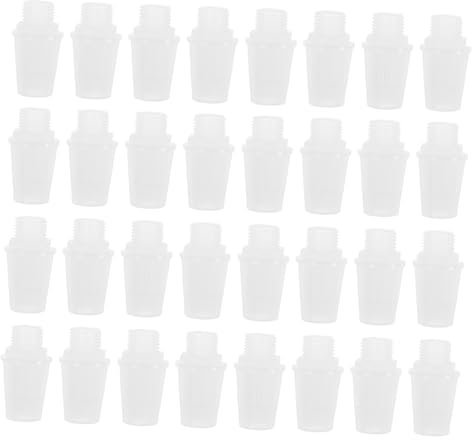 jojofuny 100pcs Cord Grip Strain Relief Cable Glands for Electric Wire Light Canopy Pendant Light Fixture DIY Home Repair