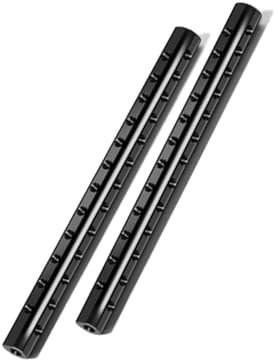 CS PRIORITY 2PCS 15mm Aluminum Alloy Rods Pipe 10cm-50cm Long with 1/4 Holes for DSLR Camera 15mm Pipe Clamp Camera Accessories (30cm)