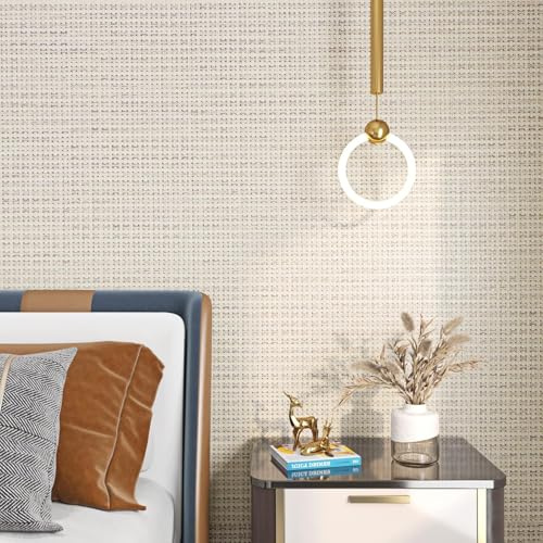 FunStick 60CM×5M Papel Pintado Autoadhesivo Beige Pared Dormitorio Efecto Textura Vinilo Adhesivo Pared Salón Impermeable Papel Adhesivo Armarios Beige Blanco Vinilos Adhesivos Paredes Dormitorio Baño