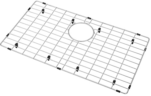Stainless Steel Kitchen Sink Grate & Protector -Sink Mat Anti-Scratch Fits Most Sinks Elevates Dishes Prevents Clogs Easy to Clean Kitchen Essential