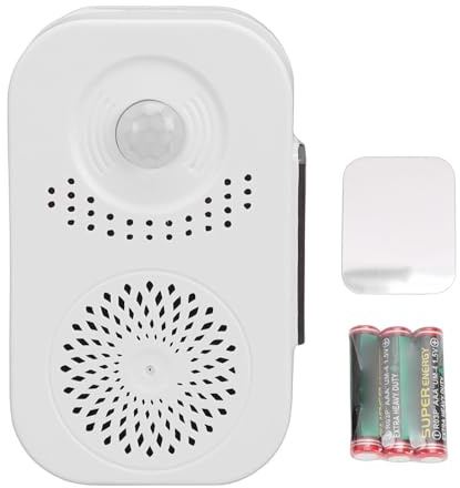 Plyisty Motion Activated Voice Player, Recordable PIR Motion Sensor Detector, Up to 20 Seconds, Built in Microphone, Battery Powered for Shop Store Home