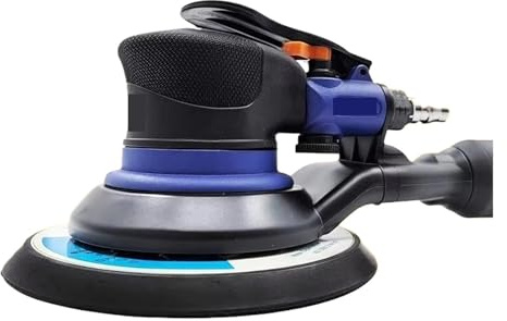 Pulidor, Lijadora orbital neumática industrial de 6 pulgadas con extracción de polvo, 10500 RPM