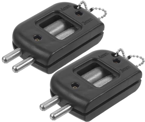 PAMINGONO Afilador Profesional Ajustable para Cuchillas de Patines de Hielo y Hockey, 2 Piezas, Piedra de Afilar Portátil Negra, Accesorio Práctico para Mantenimiento y Afilado en Deportes