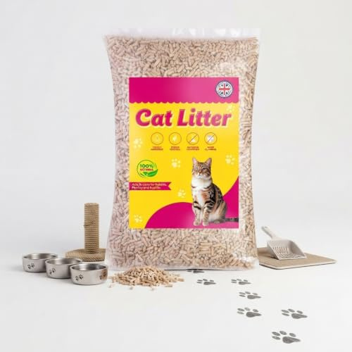 15L Large Cat Litter Bag Ultra Absorbent Biodegradable Natural Wood Pellets