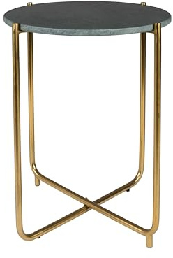 Felis Lifestyle Side Table Timpa Marble, marmor, grün, 44.5 x 44.5 x 54 cm