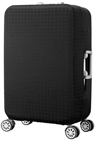 7-Mi Kofferschutzhülle Elastisch Kofferschutzhülle Gepäck Cover -Reisekoffer Hülle Kofferschutz Luggage Cover Koffer SchutzhülleGe päckabdeckung mit Kofferabdeckung Gurt - 19-32 Zoll