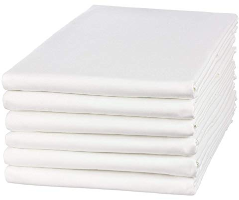 Clinotest 100x200 cm Bettlaken ohne Gummizug, Premium Flachbettlaken, Soft & Atmungsaktiv, 100% Baumwolle, Kochfest, Hotelqualität, Anti-Schrumpfung & Farbintensität, Pflegeleicht