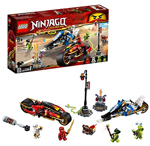 LEGO LEGONINJAGO 70667 Kais Feuer-Bike & Zanes Schneemobil
