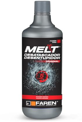 FAR.EN Desatascador líquido desodorizante para lavabo, inodoro, 750 ml