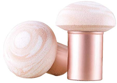 Makeup Puff Brush Make Up Sponge Brushes Mushroom Head Wet Concealer Foundation Makeup Brushes Tool Pink And Golden