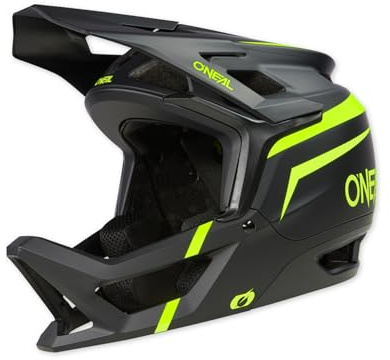 O'NEAL Transition hjälm I mountainbikehjälm | Enduro MTB downhill | Lätt och sportig cykelhjälm kvinnor och män med bra ventilation I MTB-hjälm enligt DIN EN1078 I svart neongul I storlek XL