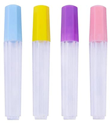 4 transparente Stickerei-Filz-Nähbehälter, Nadel-Aufbewahrungsröhren, Flaschenhalter, Stricknadel, für Etui, Box, Nadel-Aufbewahrungsröhrchen