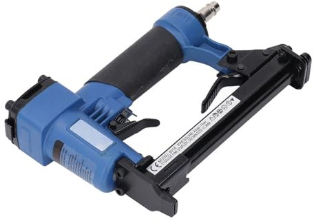 Graffatrice Pneumatica, Kit Cucitrice per Tappezzeria con Porta di Ingresso NPT 1/4,Pistola Chiodatrice Ad Aria Portatile per Progetti di Lavorazione del Legno con Punti Metallici