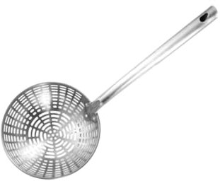 Garneck Edelstahl Spaghettisieblöffel Mit Multi-löchern Für Küche Und Restaurant Ergonomisch Designed Für Einfaches Filtern Und Reinigen Für Familien Und Gastronomie