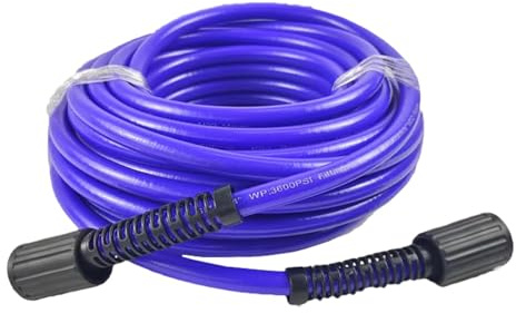 Tubo flessibile per idropulitrice – Tubo flessibile resistente al calore – Tubo morbido ad alta pressione, tubo viola per lavaggio auto, casa, cortile