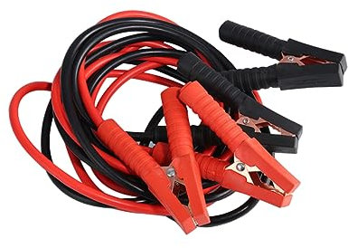 iplusmile 3m Überbrückungskabel Für Autos Motorräder Lkws Und Suvs Starthilfekabel Mit Kupferbeschichtung Und Robustem Material Aus Pvc Und Kupferdraht Schwarz Und Rot