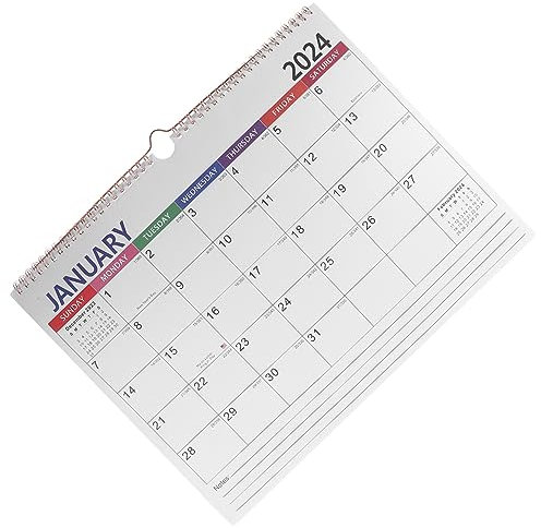 OFFSCH Wandkalender – Monatskalender Hängekalender Terminkalender Notizkalender Haushaltskalender Feiertagskalender Zimmerkalender Für Täglichen Gebrauch