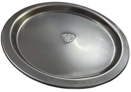 LIXSAZSE Recipiente de acero inoxidable sin esfuerzo, apto para cocinar, lavar, almacenar, empanizar, soporte para platos. Recipiente de acero inoxidable con, Plata, 24CM