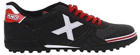 Munich G-3 Profit, Zapatillas Unisex Adulto, Negro/Rojo, 39 EU