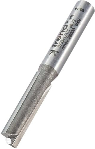 Trend Straight Two Flute Router Cutter, 1/4 Inch Shank, 6.5mm Cut | For Clean Straight Cuts In Wood, This Tungsten Carbide Tipped Cutter Has A 1/4 Inch Shank, 3/23X1/4TC