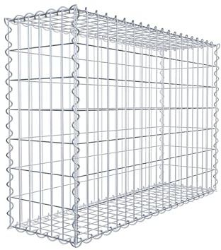 GABIONA – Gabion 100 x 70 x 30 cm – gabionkorg för stenar från 45 mm korn – maskstorlek 5 x 10 cm – korrosionsbeständig