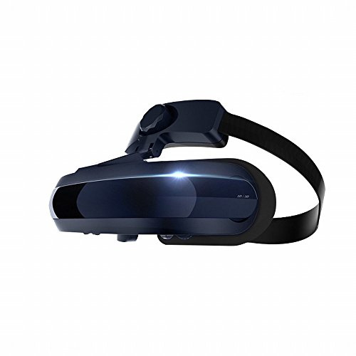 GZZ [4K Theater] H2 Smart Video 3D-Brille, Panorama-Kopf Montiert Helm VR-Maschine Virtual Reality,Schwarz,Einheitsgröße