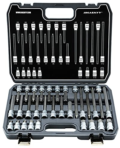 Juego de 30 llaves hexagonales H5-H22, tuercas hexagonales para tornillos Allen