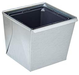 Gabioka flowerbox small (3, verzinkt) Blumenkasten/Gewürzlinge/Gartendeko/Pflanzkasten für Gabionen und Zäune aus Doppelstabmatten