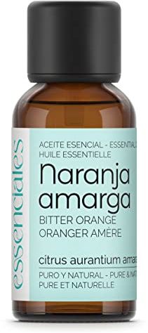 ESSENCIALES Aceite Esencial de Naranja Amarga 30 ml – 100% Puro y Natural – Aroma Cítrico Refrescante – Ideal para Difusor y Aromaterapia