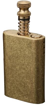 Venduti senza cherosene)Accendini a cherosene vintage, diecimila fiammiferi, bastone per accendere all'aperto, design retrò (oro)