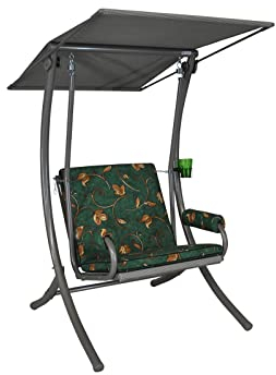 Angerer Hollywoodschaukel 1-Sitzer Royal beige Mainz grün