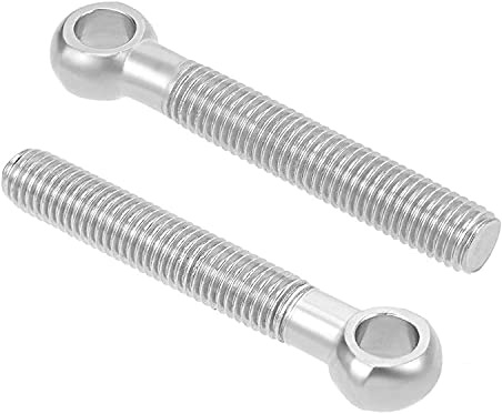 PHasz 2 Pièces M14 Machines Épaule Balançoire Levage Œil Boulon 304 en Acier Inoxydable pour La Rénovation De La Maison, Fixations,M14×80mm