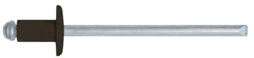 CF RIVETTO A STRAPPO IN ALLUMINIO TESTA DI MORO 100pz. mm.4,0x12