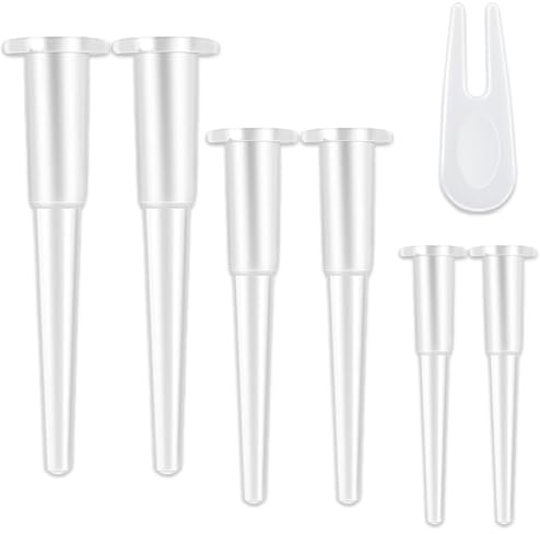 EIHI 6 Stück Luftstopfen Stecker Ventildüse Pin 3.5cm 5cm 6.5cm Gymnastikball Gymnastikball Übung für Fitness/Sport/Yoga/Ball