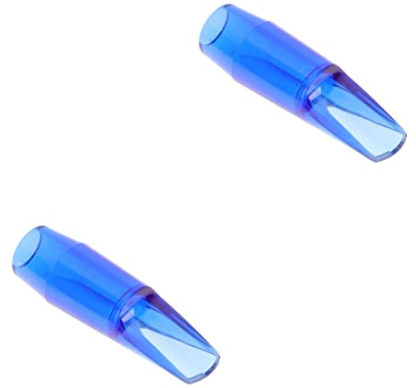 BESTonZON Bec Pour Saxo 2 Pièces Embout Fait à La Main Accessoire De Remplacement De Saxophone Sax Remplacer Accessoires De Flûte Fournitures De Saxophone Sax Ténor Clarinette Embout Pour
