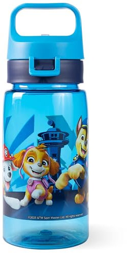 PAW Patrol Trinkflasche Kinder 500 ml - auslaufsichere Wasserflasche für Jungen und Mädchen - leichte Kinderflasche für Schule, Kindergarten, Sport und Freizeit - robust und leicht zu reinigen