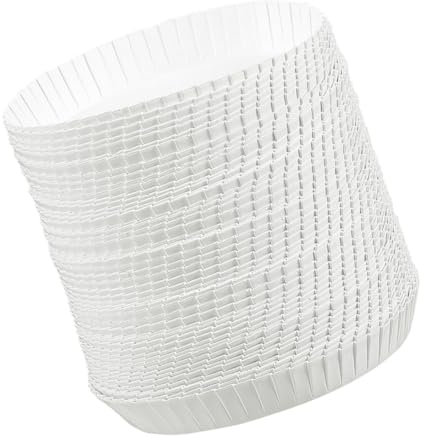 OUNONA 100pcs Disposable Paper Cup Lids for Travel and Home Use Cup Covers for Beverages Paper Lids