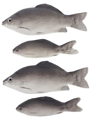Toyvian 4stücke Künstliche Aquarienfische Lebensechte Fischfiguren Aus Pu-Material Realistische Meerestiermodelle Für Dekoration Und Fotoshootings Künstliche Karauschen