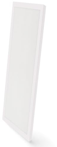 M Ledme- Panel LED de Superficie Rectangular Serie Home 120 x 30 cm, 40W, 4000 lm, 3CCT, Flicker Free, IP40, Aluminio, Blanco, Luces led para cocina o habitación, Driver incluido.
