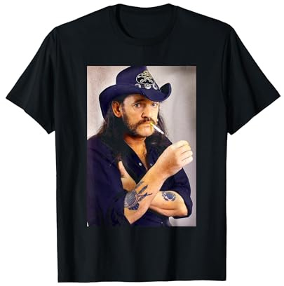 Bassiste Chanteur Heavy Metal Portrait T-Shirt, Homme, Noir, L