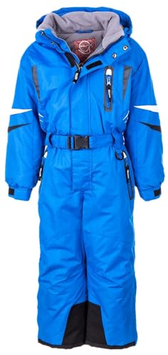 Golder Kinder Skianzug Jungen mit Kapuze Winddichter Schneeoverall Mädchen Wasserdichter Schneeanzug