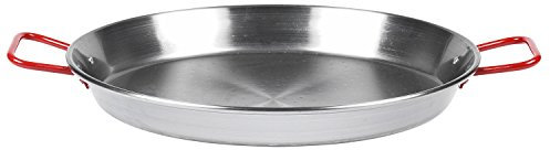 Spanish Paella Pan, 13½, Serves 6, Silver