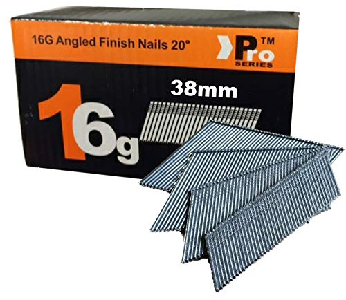 Angled 20° 2000 x 38mm - Angled 16G Second Fix Nails