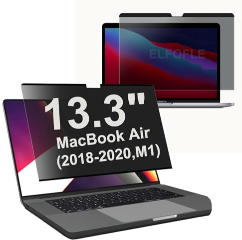 elfofle Filtre de confidentialité magnétique pour MacBook Air 13 (2018-2020)