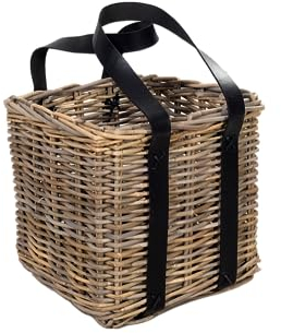 Korbtruhe Rattankorb mit Trageriemen Korb Rattan Naturrrattan Geflecht