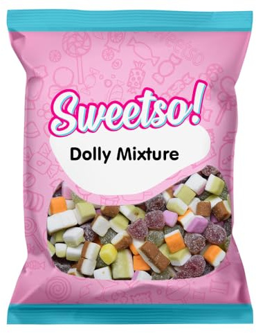 Sweetso 1KG Dolly Mixture Pick n Mix Sweets Sharing Bag